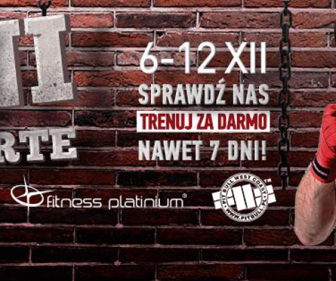 ZAPRASZAMY NA DNI OTWARTE SWD I FITNESS PLATINIUM!!
